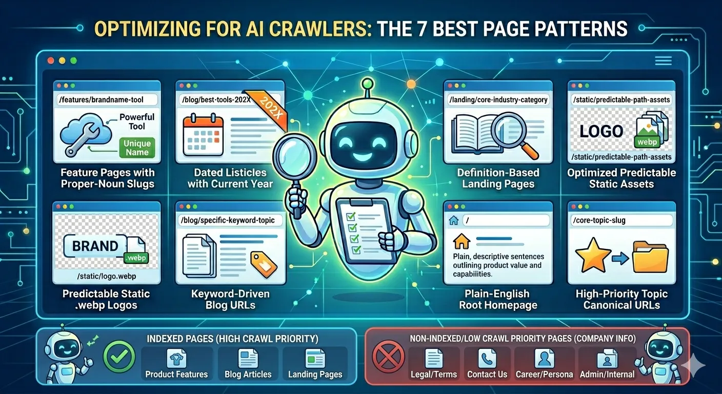 7 page types AI bots love and 3 they ignore (2026)