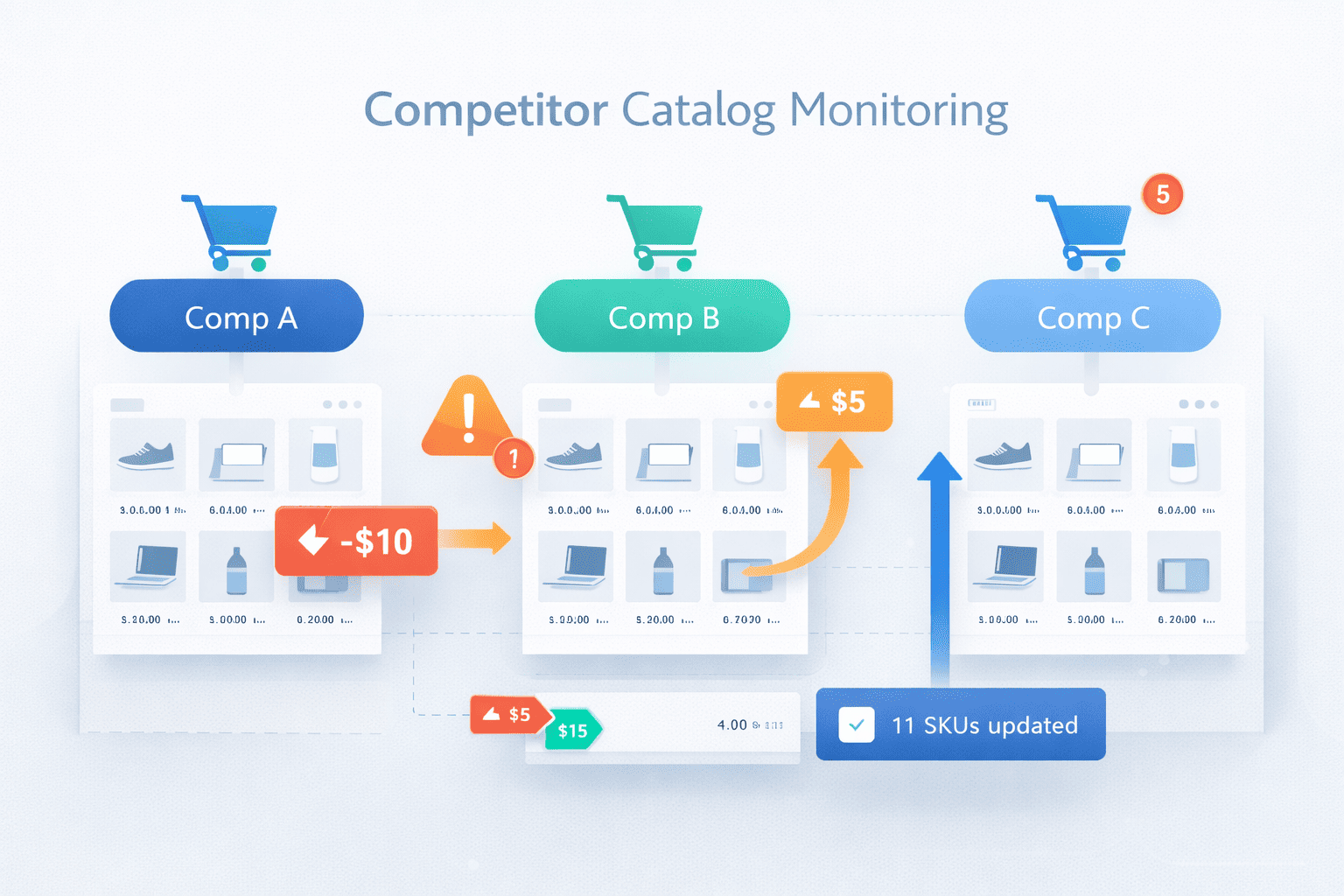 Competitor Catalog Monitoring: See Every Product Your Competitors Add, Change, or Remove